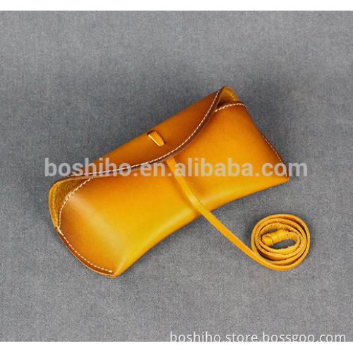 2016 New leather glasses case leather
